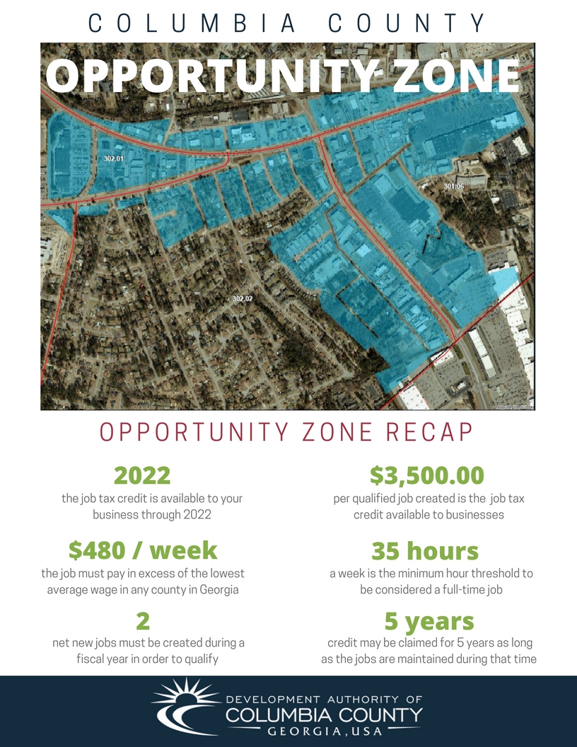 Columbia County Opportunity Zone Recap | DACC 